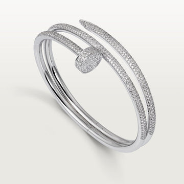 Roostick Juste Un Clou Full Diamonds Bangle Bracelet