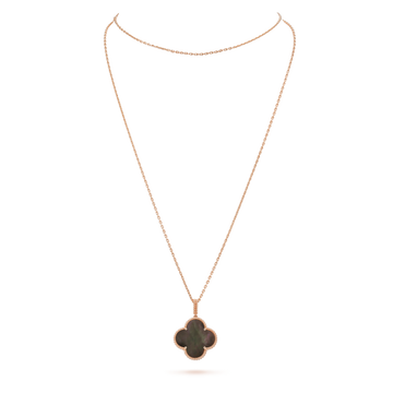 18K Magic Alhambra One Motif Pearl Necklace