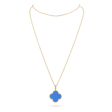 18K Magic Alhambra Agate Necklace