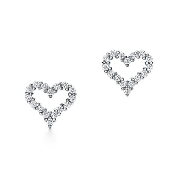 Roostick Heart Diamonds Earrings