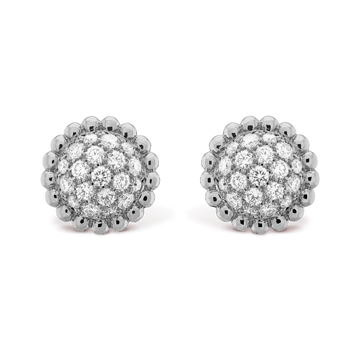 18k Perlée Diamonds Earrings