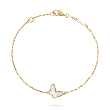 18K Lucky Alhambra Butterfly Pendant Bracelet