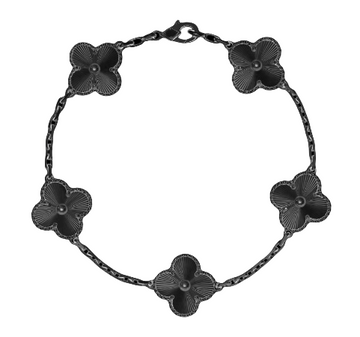 Roostick Vintage Alhambra Full Black Bracelet