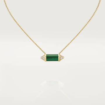 18K Les Berlingots De Malachite Necklace