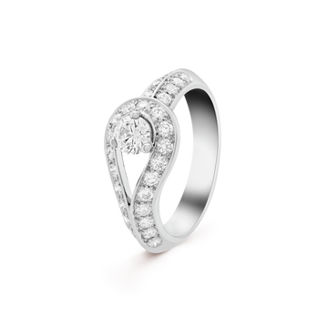 18K Couture Solitaire Ring