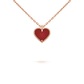 18K Sweet Alhambra Heart Pendant Necklace