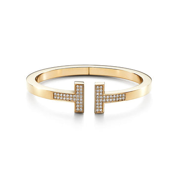Roostick T Diamond Open Square Bracelet
