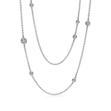 Roostick Elsa Peretti Diamonds By The Yard Necklace