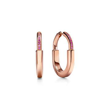 Roostick Lock ROSÉ Edition Medium Earrings
