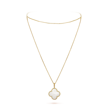 18K Magic Alhambra One Motif Pearl Necklace