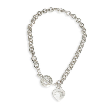 Roostick Heart Tag Toggle Necklace