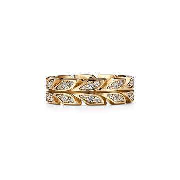 Roostick Yellow Gold Victoria Vine Ring