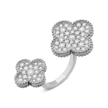 18K Magic Alhambra Diamond Ring