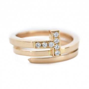 Roostick T Diamond Square Wrap Ring