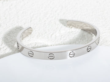 Roostick 18K Open cuff Love Bracelet