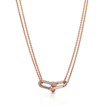 Roostick HardWear Double Link Diamond Necklace