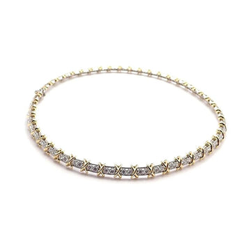 Roostick T Schlumberger Eighteen Stone Choker Necklace