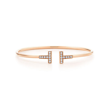 Roostick T Plain Diamond Wire Bracelet