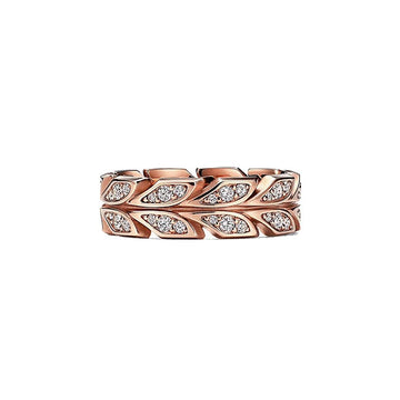 Roostick Victoria Vine Band Diamond Ring