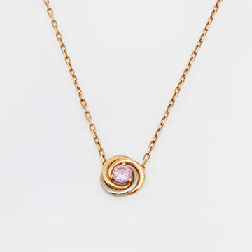 Roostick Trinity Pink Sapphire Necklace