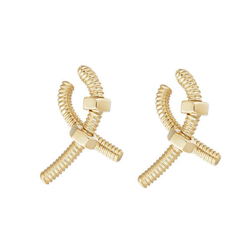 Roostick Écrou De Earrings