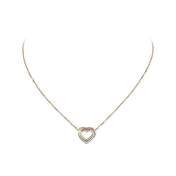 Roostick Trinity Heart Diamond Necklace
