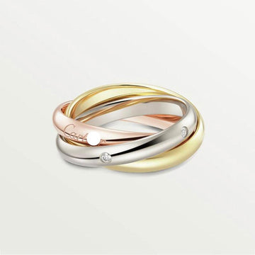 Roostick Trinity Classic Five Diamonds Ring