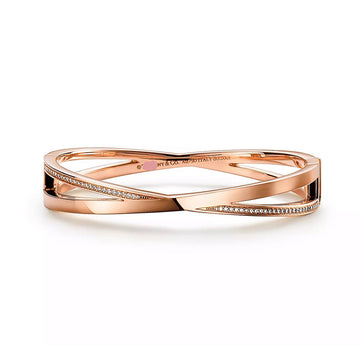 Roostick Atlas X Narrow Hinged Bangle Bracelet