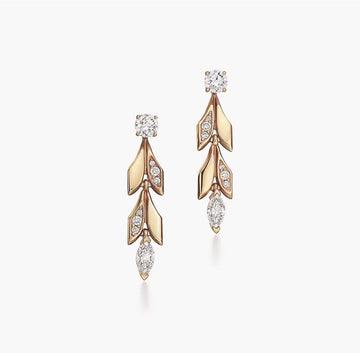 Roostick Vine Convertible Drop Earrings