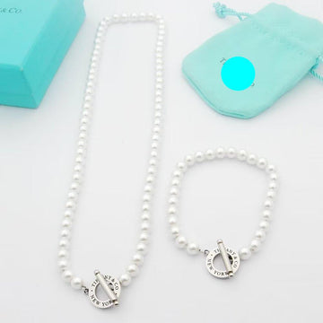 Roostick Tag Beads Toggle Clasp Necklace