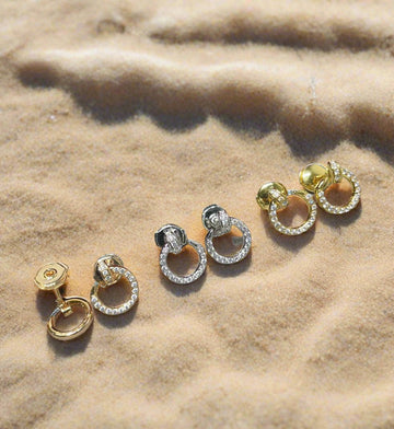 Roostick Juste Un Clou Small Diamond Earrings