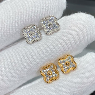 Roostick Vintage Alhambra Diamonds Earrings