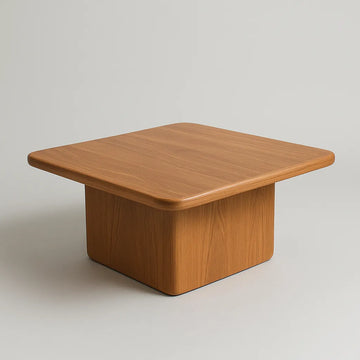 Square Coffee Table Modern Minimal Base For Elegant Living Room