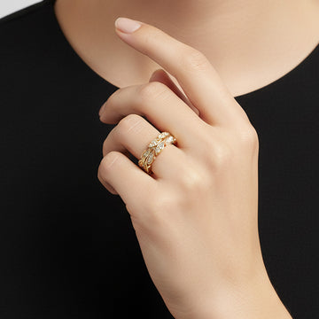 Yellow Gold Victoria Vine Ring