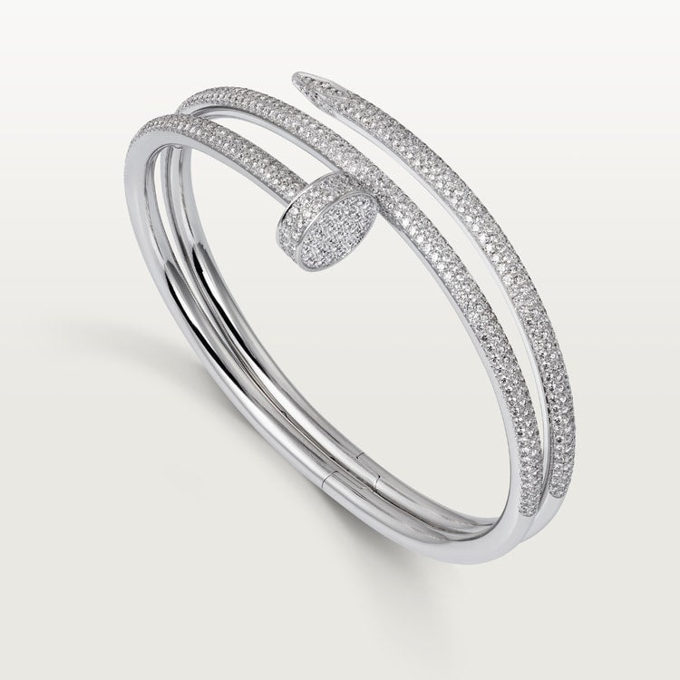 Roostick Juste Un Clou Full Diamonds Bangle Bracelet