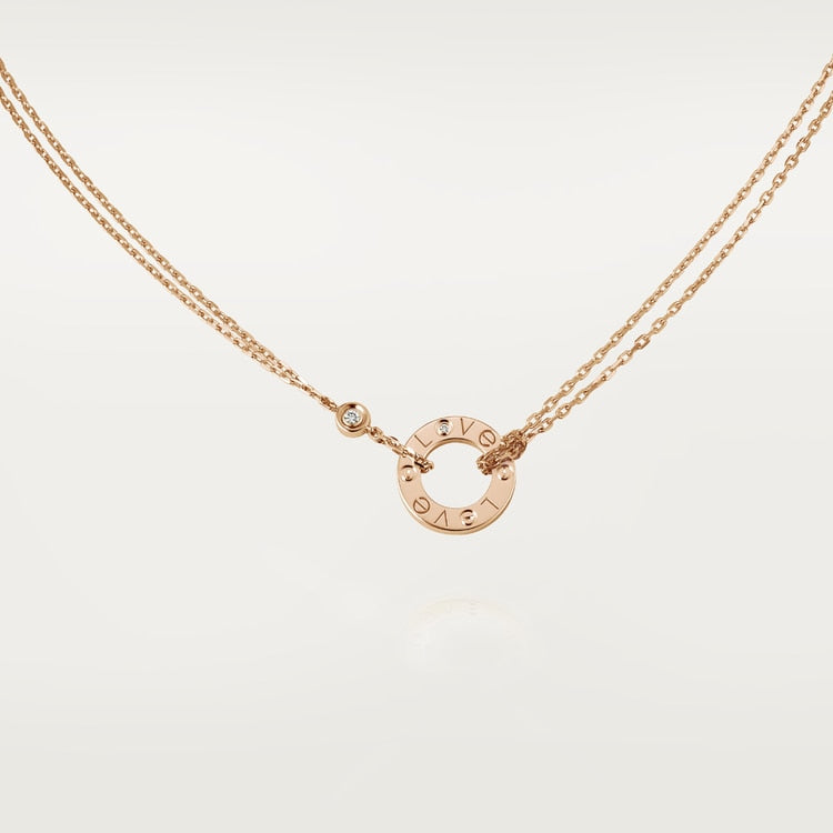 Roostick Love Two Diamond Necklace