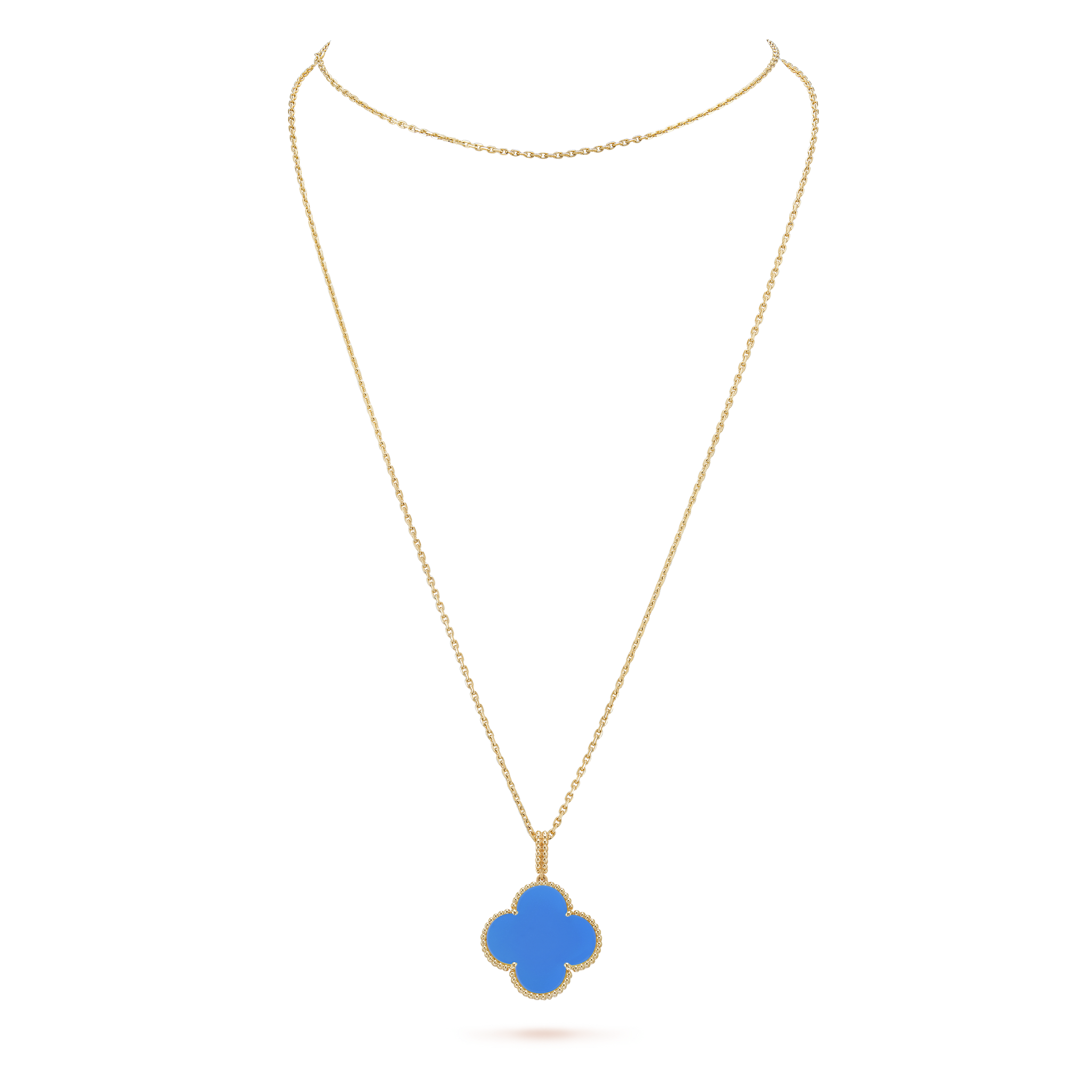 18K Magic Alhambra Agate Necklace