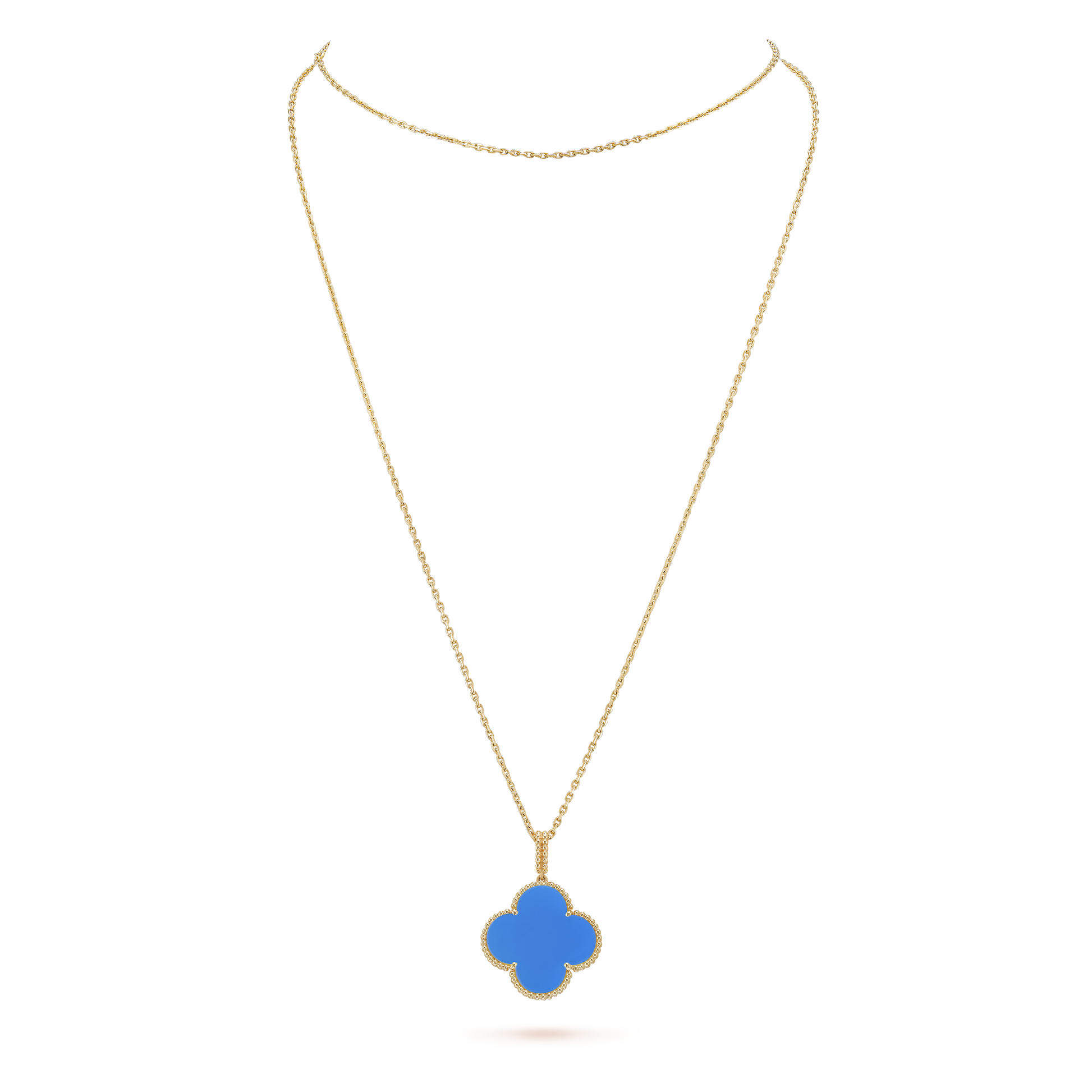 18K Magic Alhambra Agate Necklace