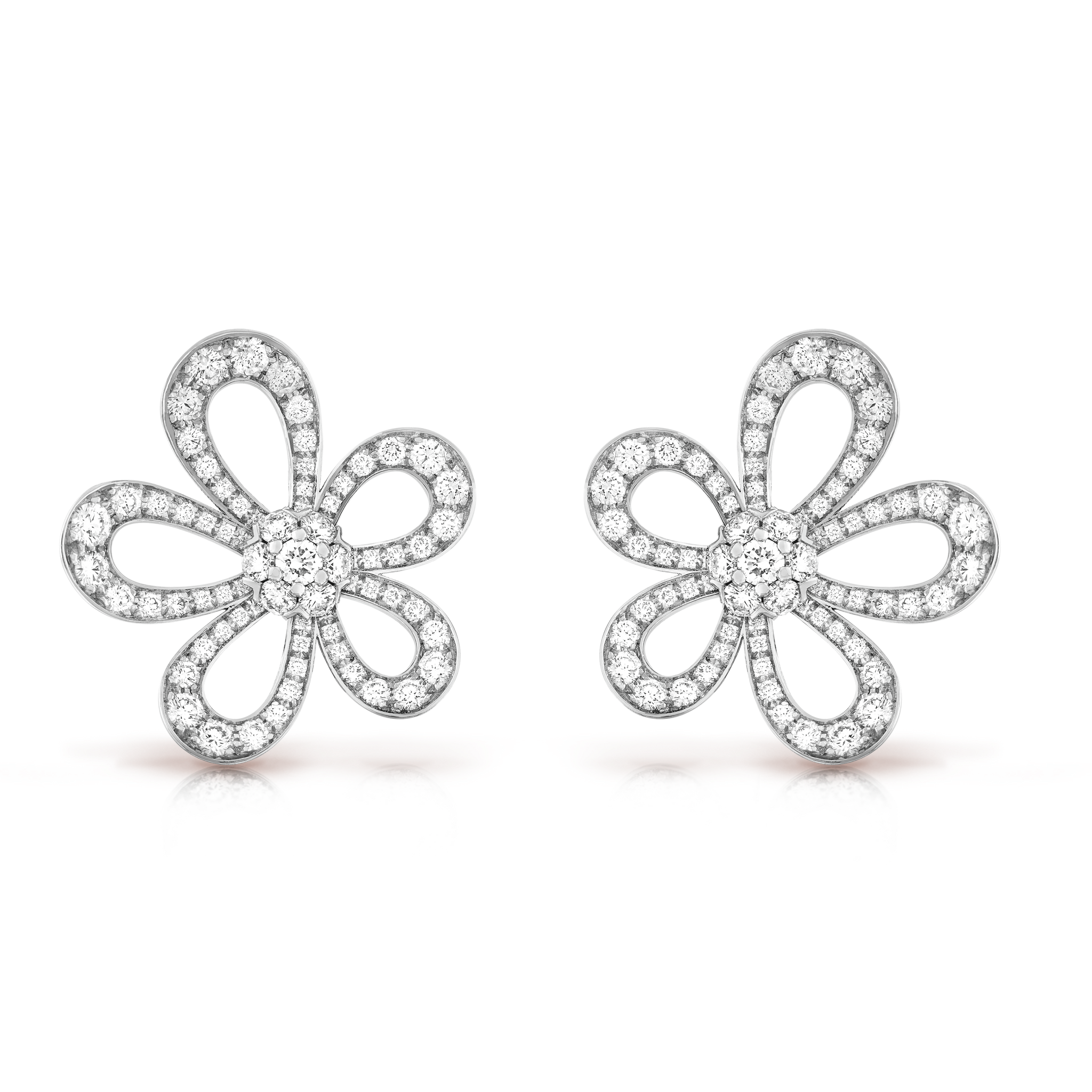 Roostick Flowerlace Diamonds Earrings