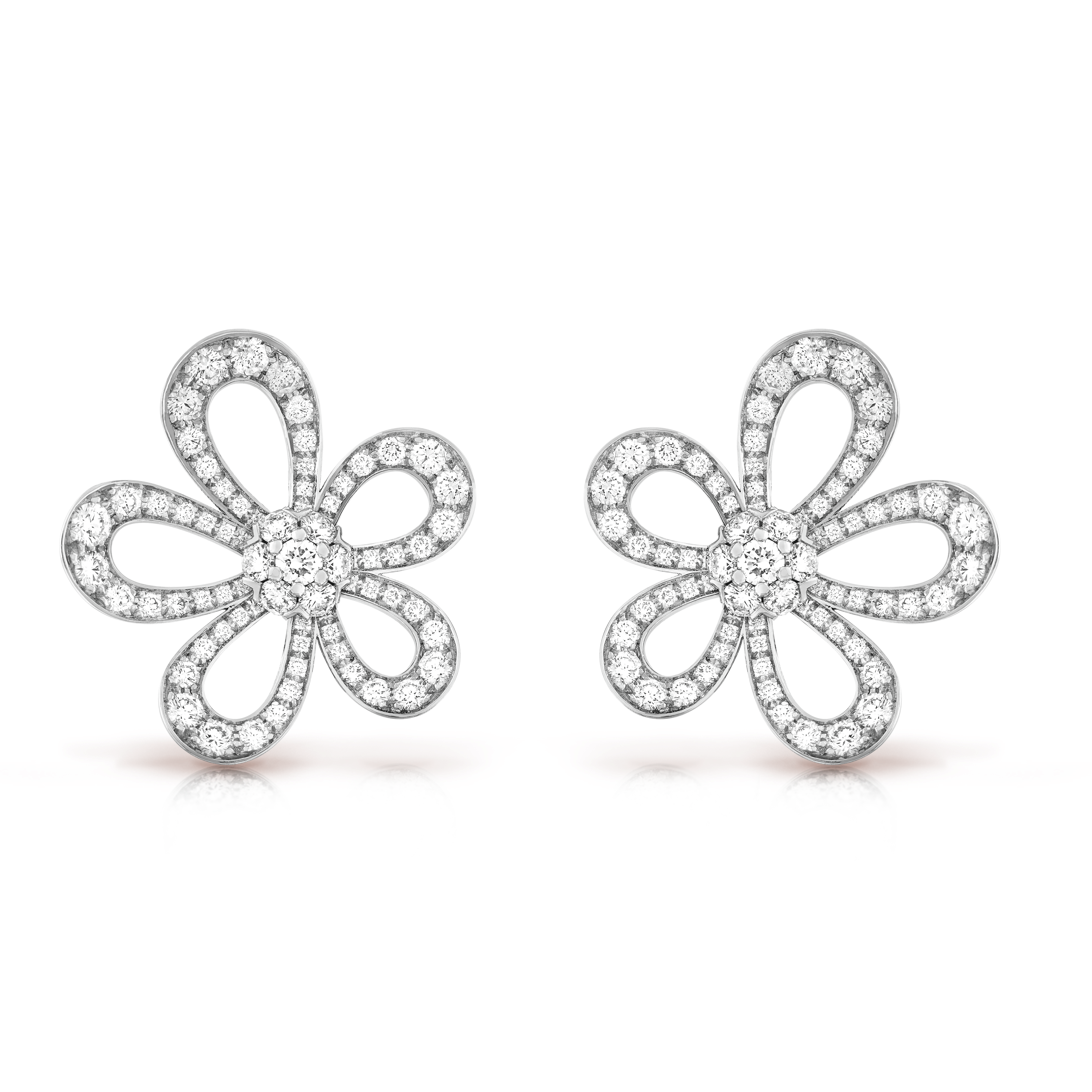 Roostick Flowerlace Diamonds Earrings