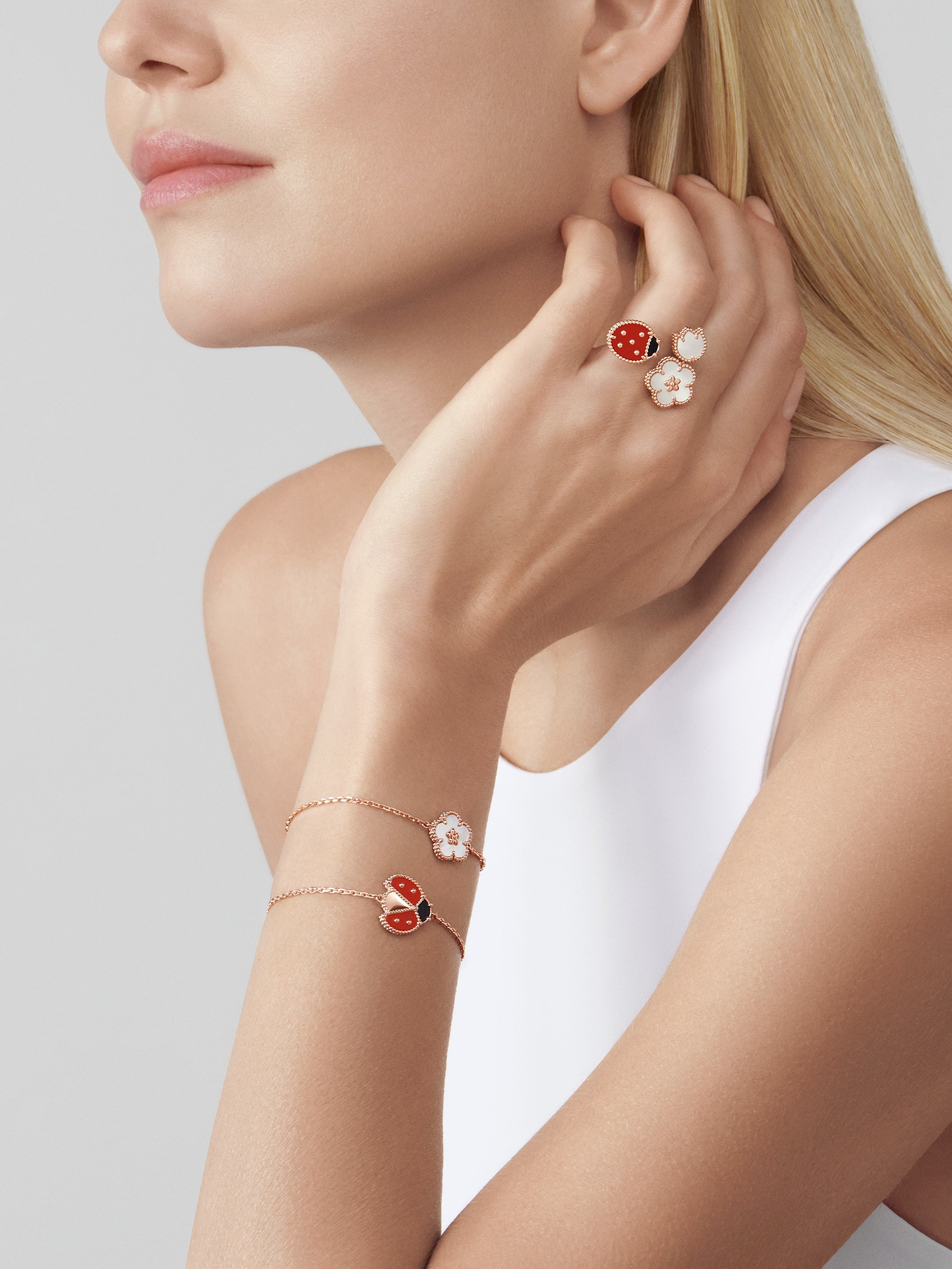 Roostick Lucky Spring Plum Blossom Bracelet