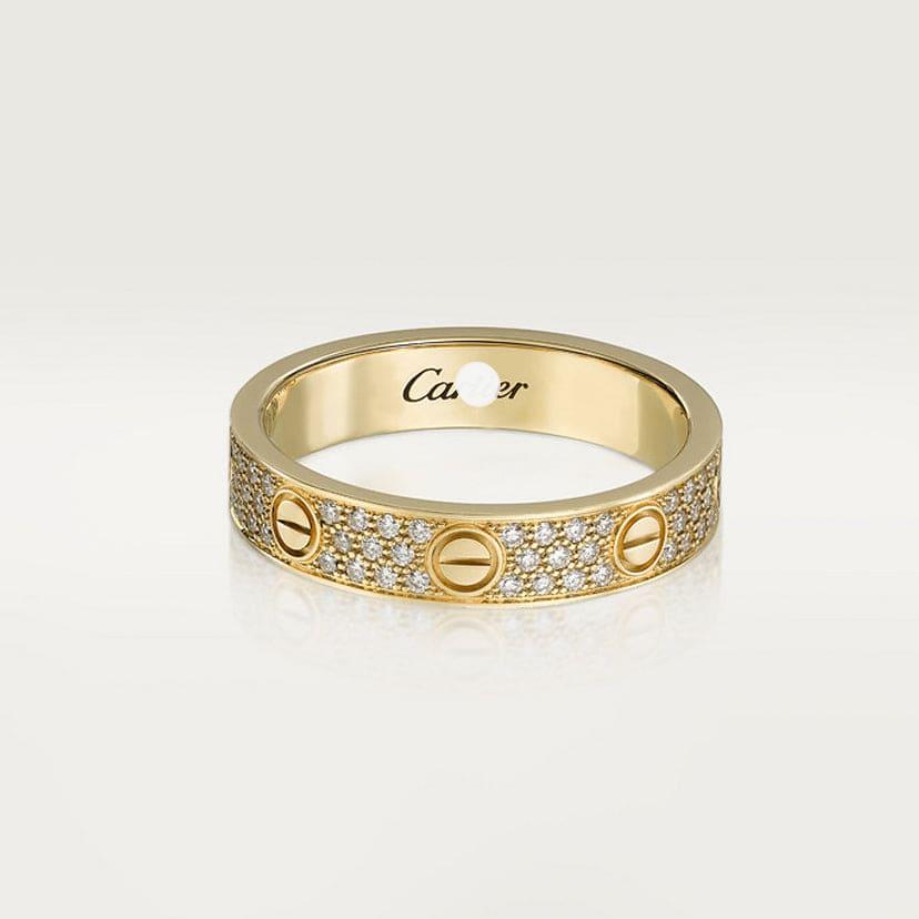 Roostick Love Diamond-Paved 5mm Ring