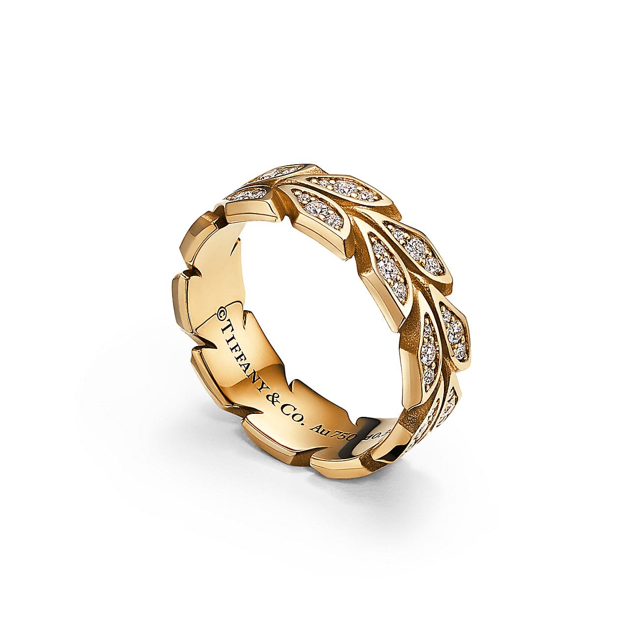 Roostick Yellow Gold Victoria Vine Ring