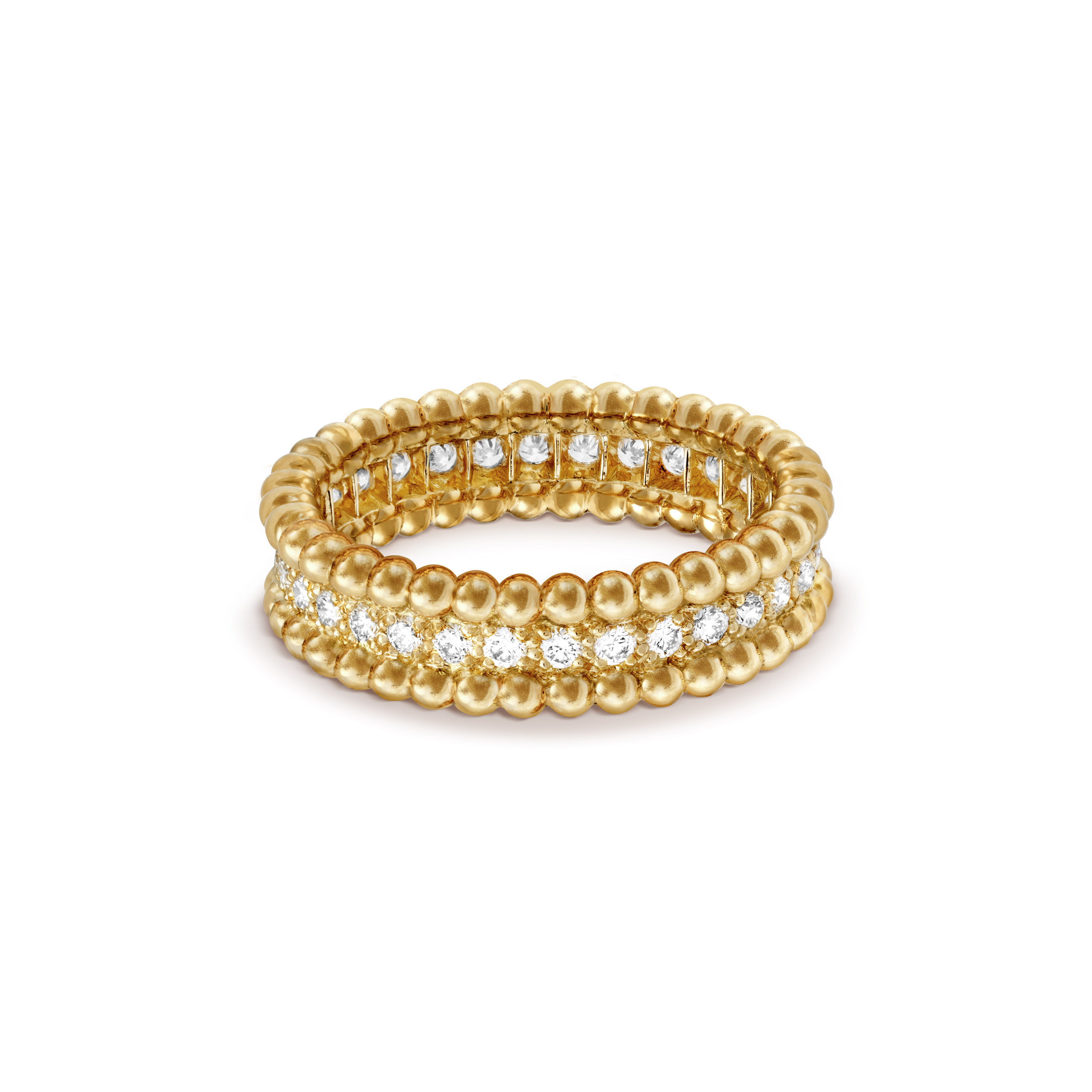 Roostick Perlée Diamonds Ring