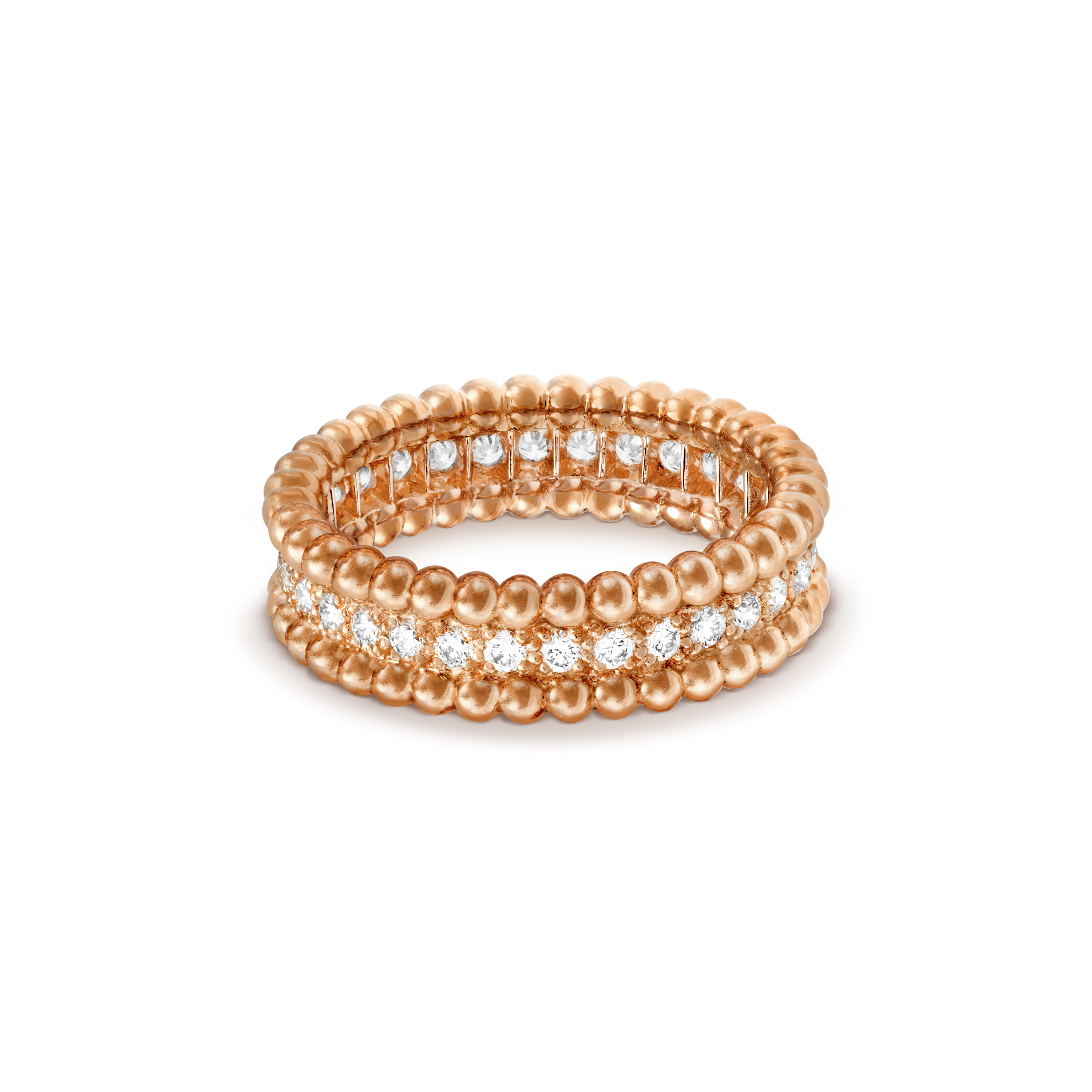 Roostick Perlée Diamonds Ring