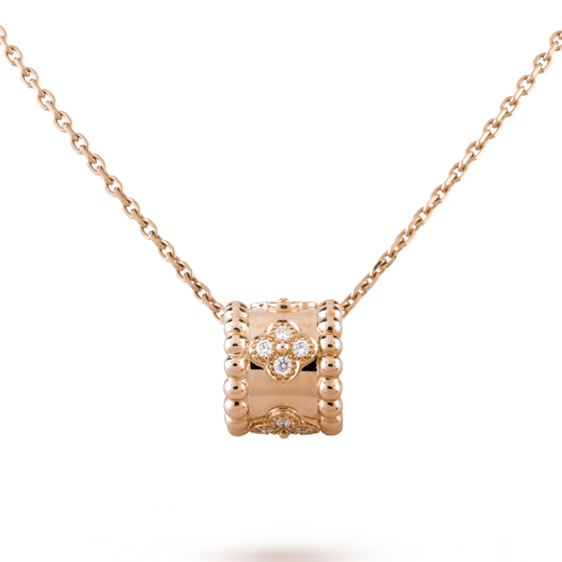 Roostick Perlée Clovers Pendant Necklace