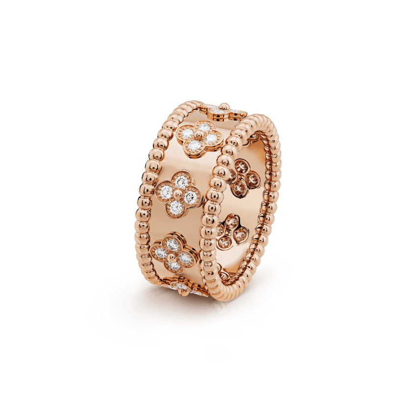 Roostick Perlée Clovers Ring