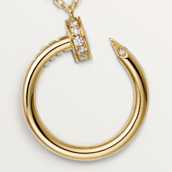Roostick Juste Un Clou Plain Round Diamonds Necklace