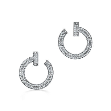 Roostick T T1 Open Hoop Earrings