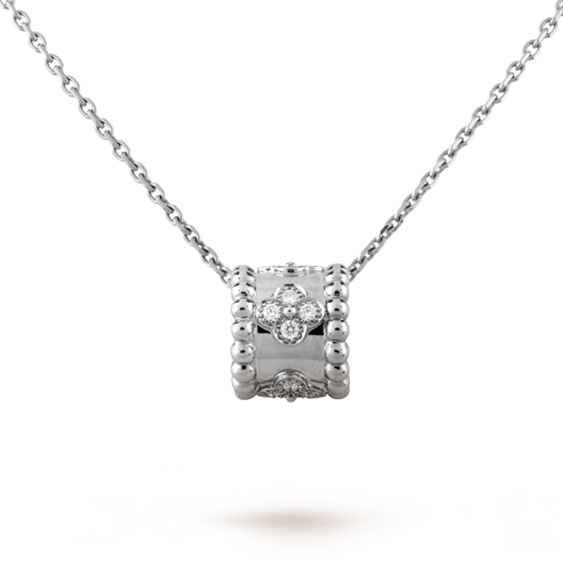 Roostick Perlée Clovers Pendant Necklace